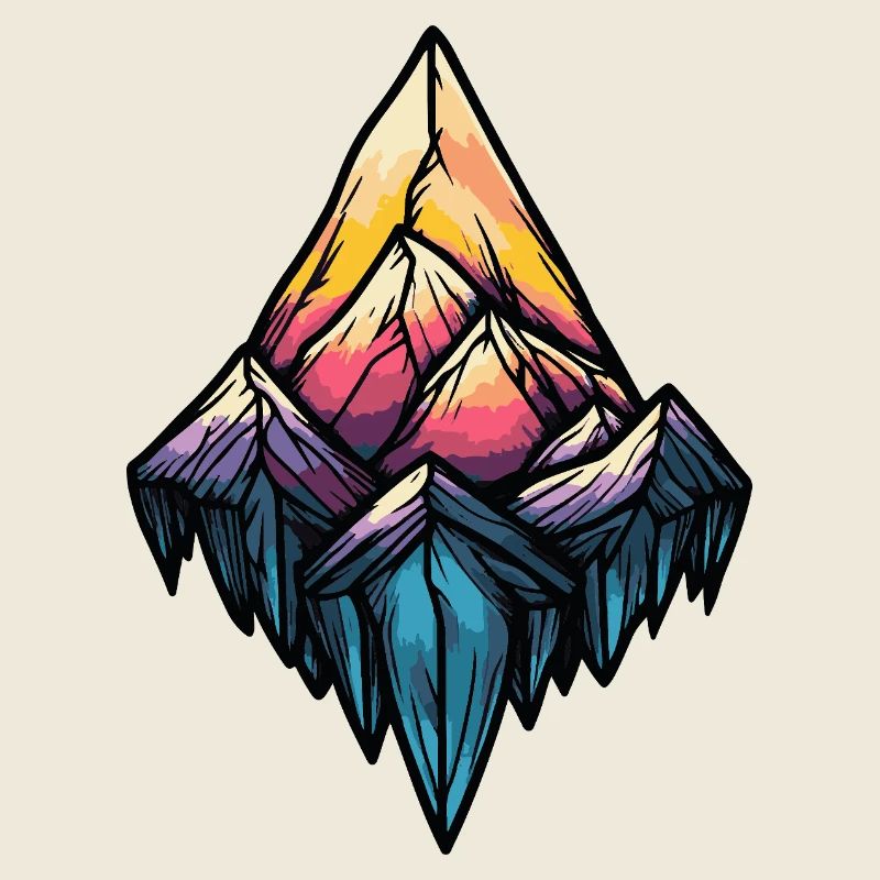 Eisberge Symbol Berge
