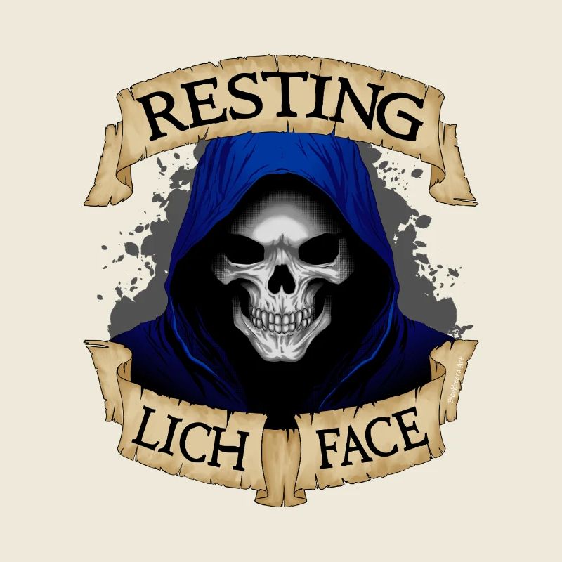 Resting Lich Face