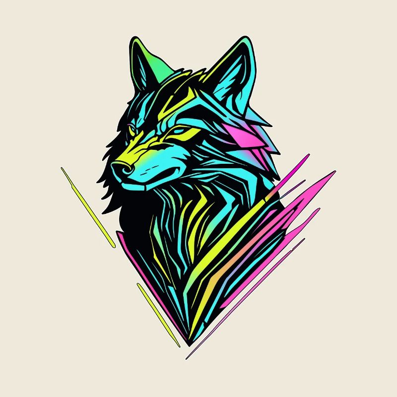 Neon Wolf – Cyber-Geist