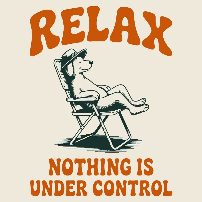 Relax Nothing Is Under Control Dog