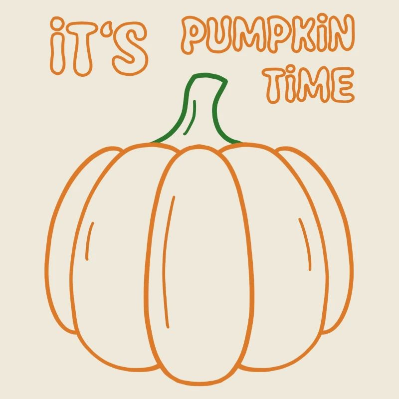 Its Pumpkin Time Illustration