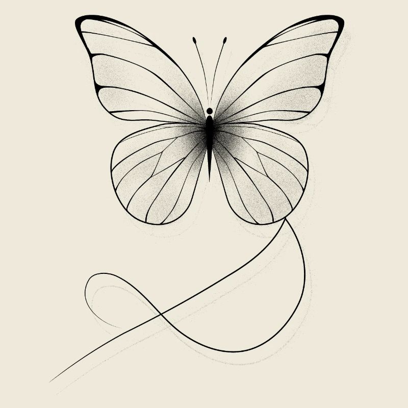 Papillon en filigrane