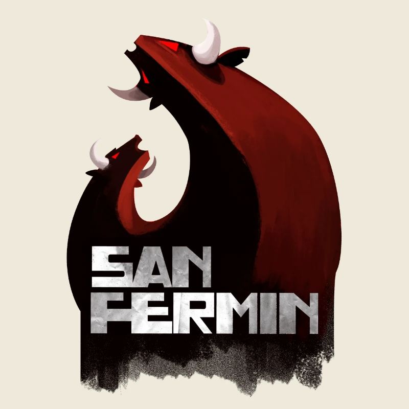 San Fermin bulls