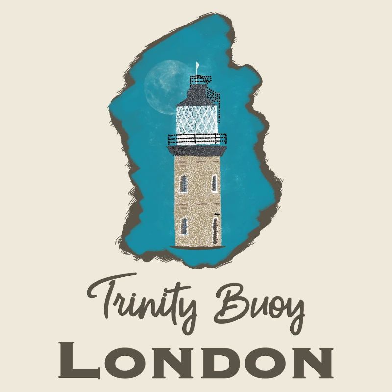 London, Leuchtturm Trinity Buoy, Pixel- Art