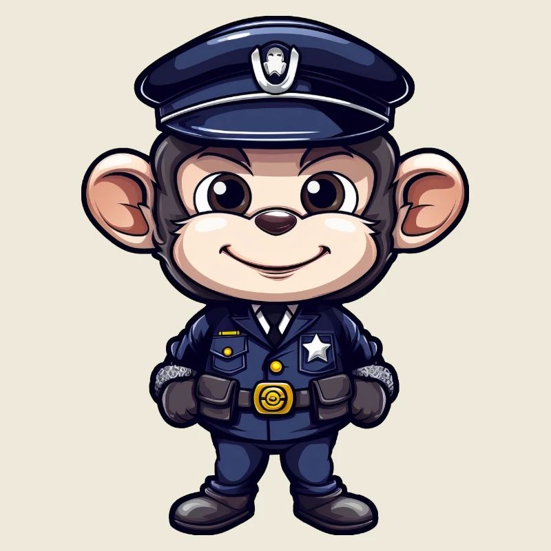 Singe policier