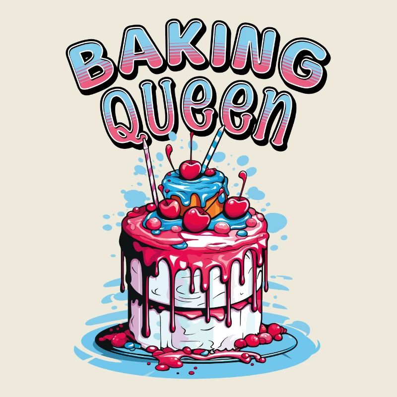 Backen Backkönigin Backfee Bäckerin Torte Kuchen