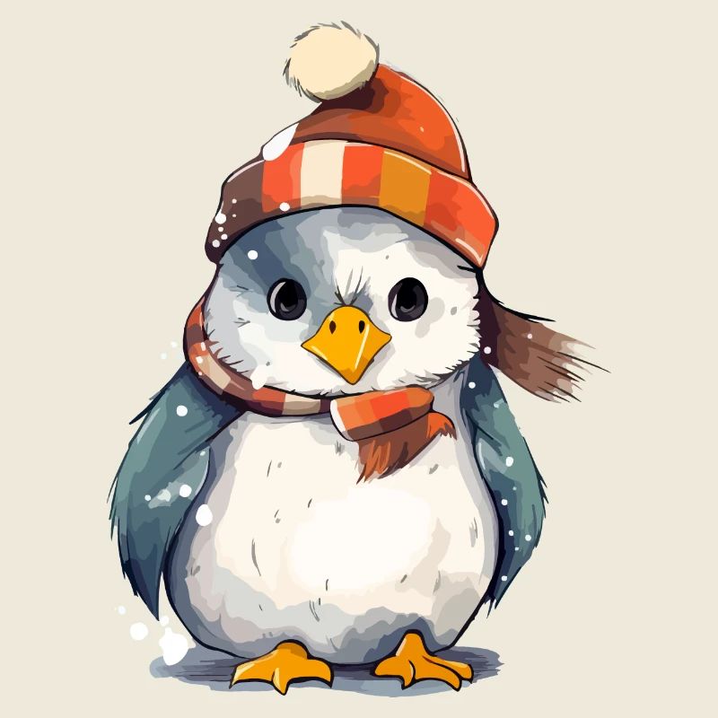 Oki der Weihnachtspinguin