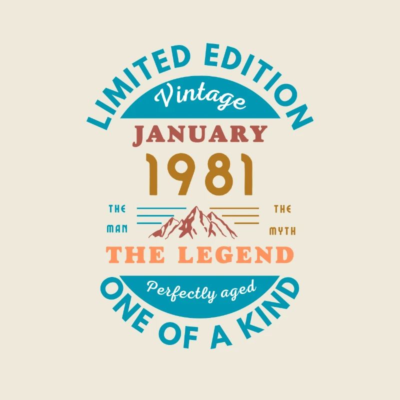 Januar 1981 Jubiläum Limitierte Auflage