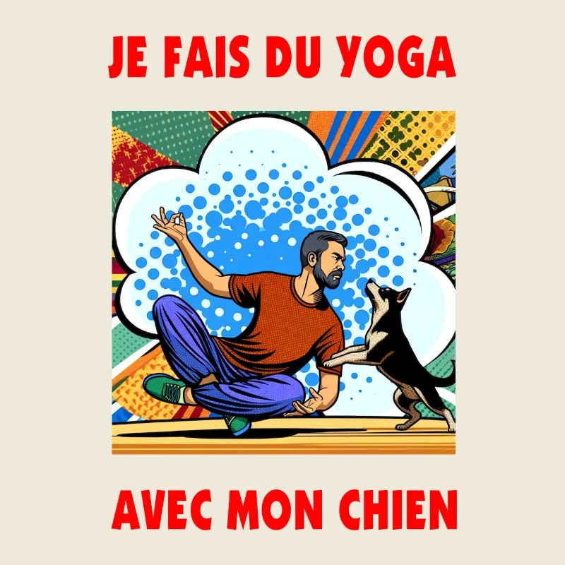 I do yoga with my dog