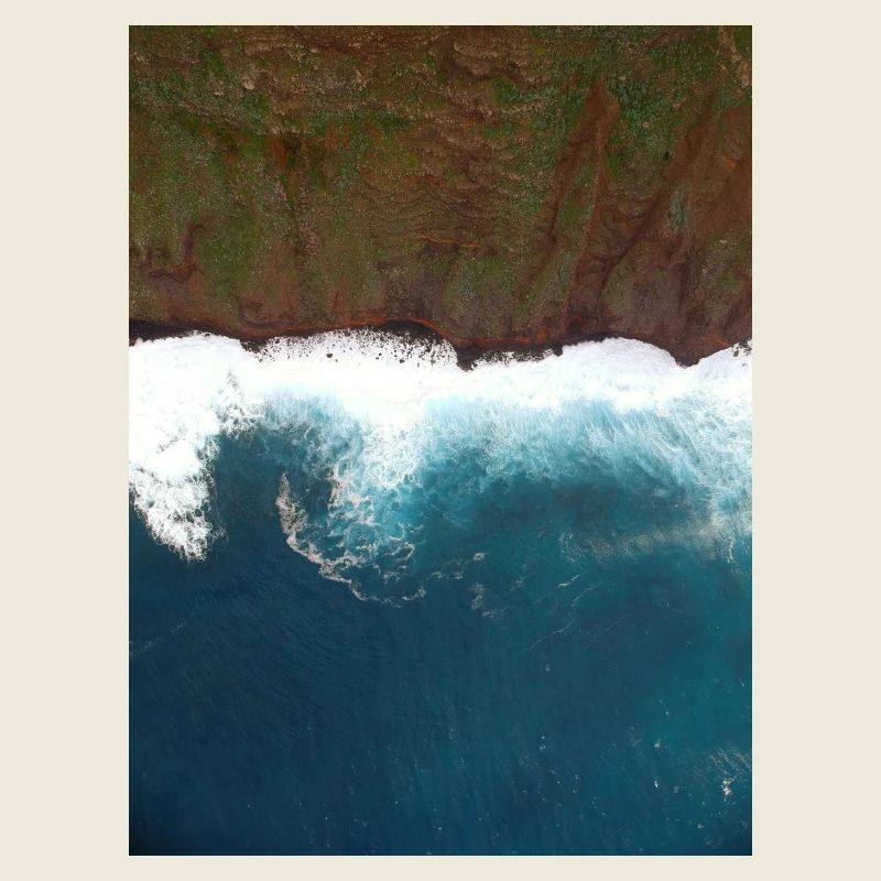 Falaises en bord de mer