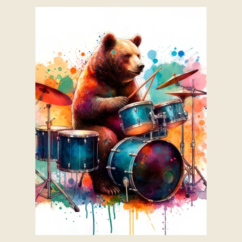 Bär im Konzert