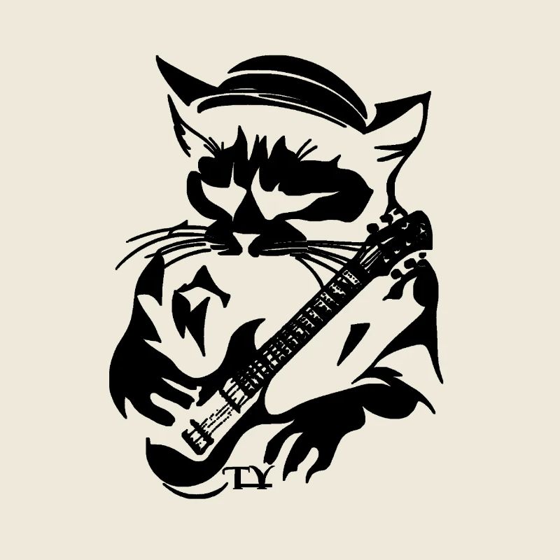 Cat power rock noir