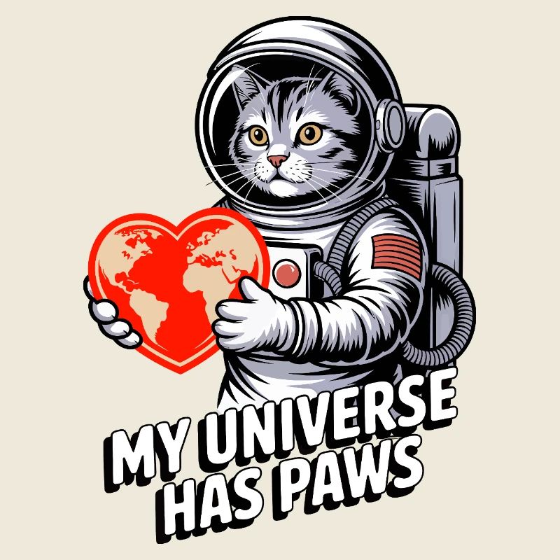 Mein Universum hat Pfoten Katze
