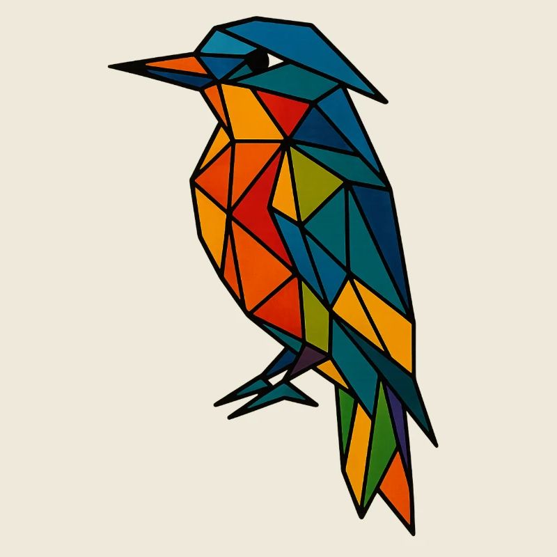 Abstract Geometric Bird