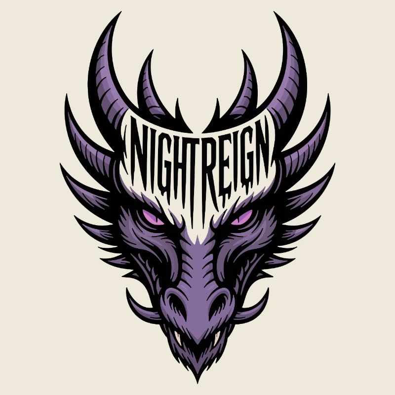 Violet Night Dragon - Night Reign