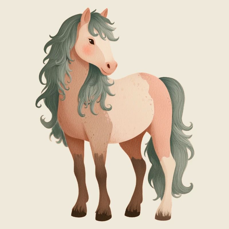 Cute Pony Horse