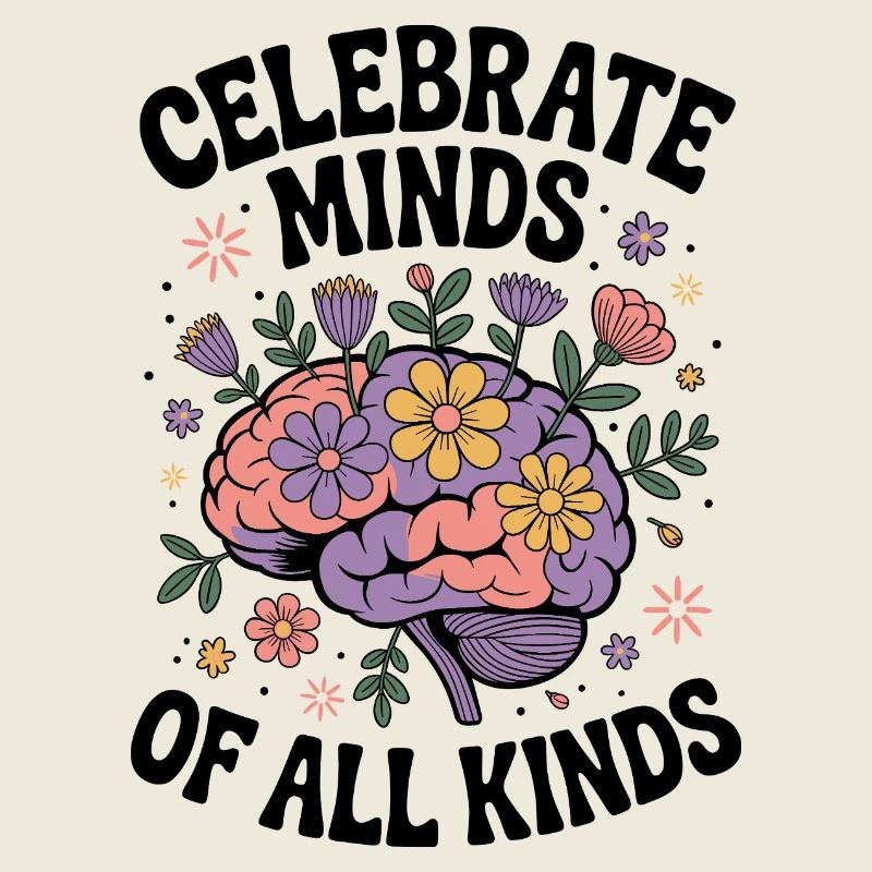 Neurodivergent Brain – Fleur TDAH & Autisme