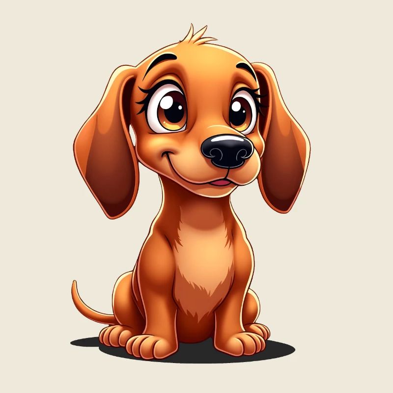 Süßer Dackel - Drolliger Dachshund