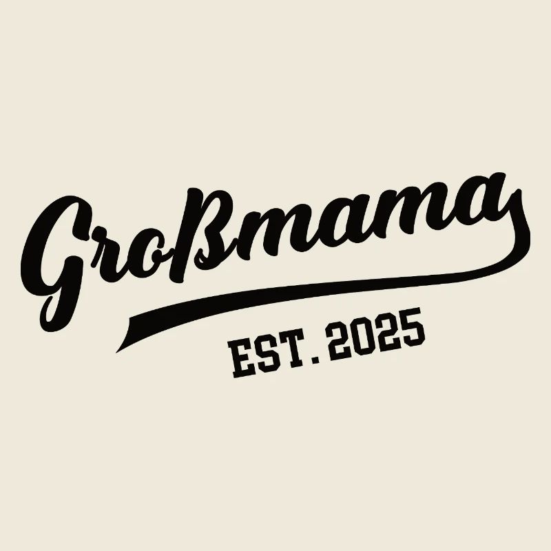 Großmama werden Großmutter Baby kommt 2025 Oma