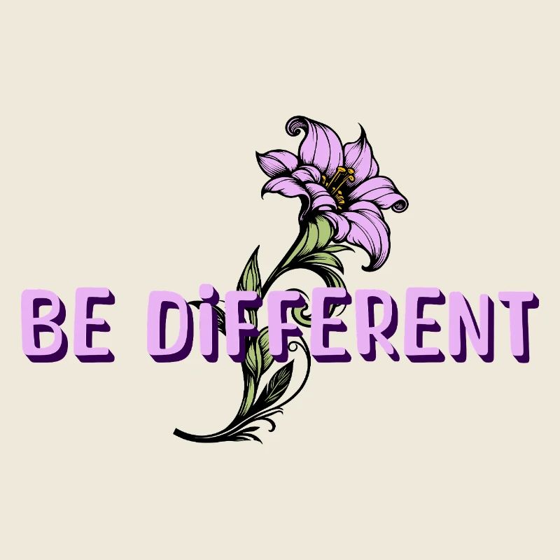 BE DIFFERENT - Jardin de fleurs de lys violets