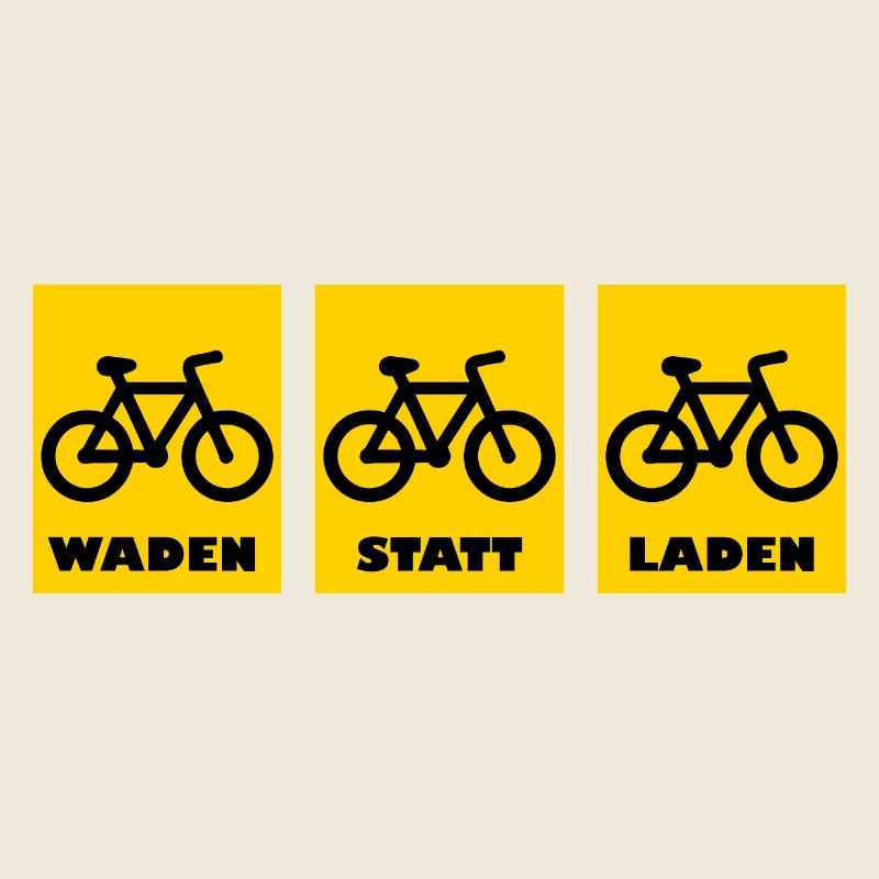 Waden statt laden