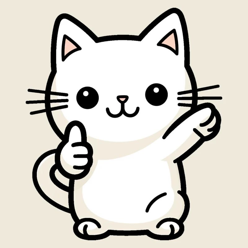 Katze - Dabbende Katze