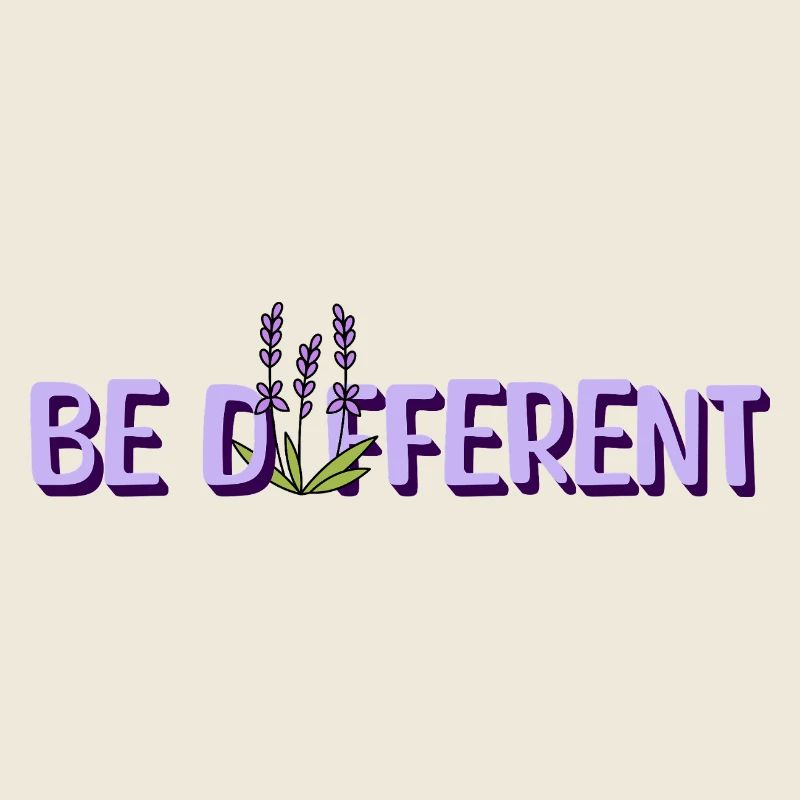 BE DIFFERENT – Lavendel Blumenliebe Affirmationen