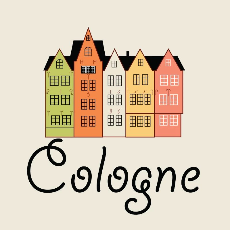 Cute cologne logo gift idea