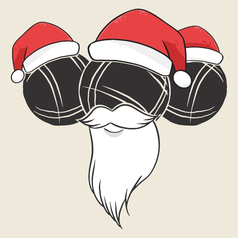 Boule Santa Petanque Outfit for Bouler for boules