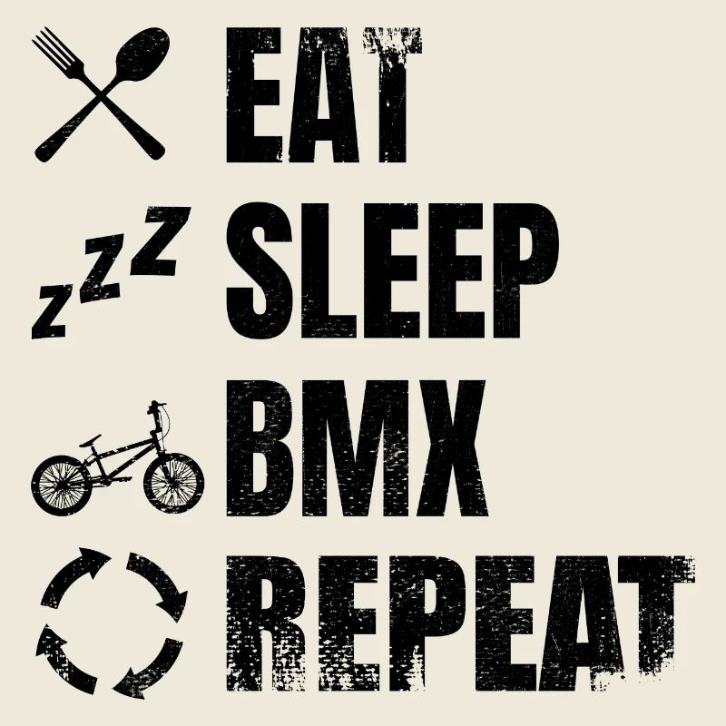 BMX Radfahrer Routine