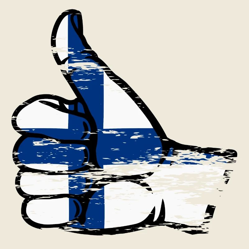 Finlande Drapeau Tout Effacer l’icône utilisée