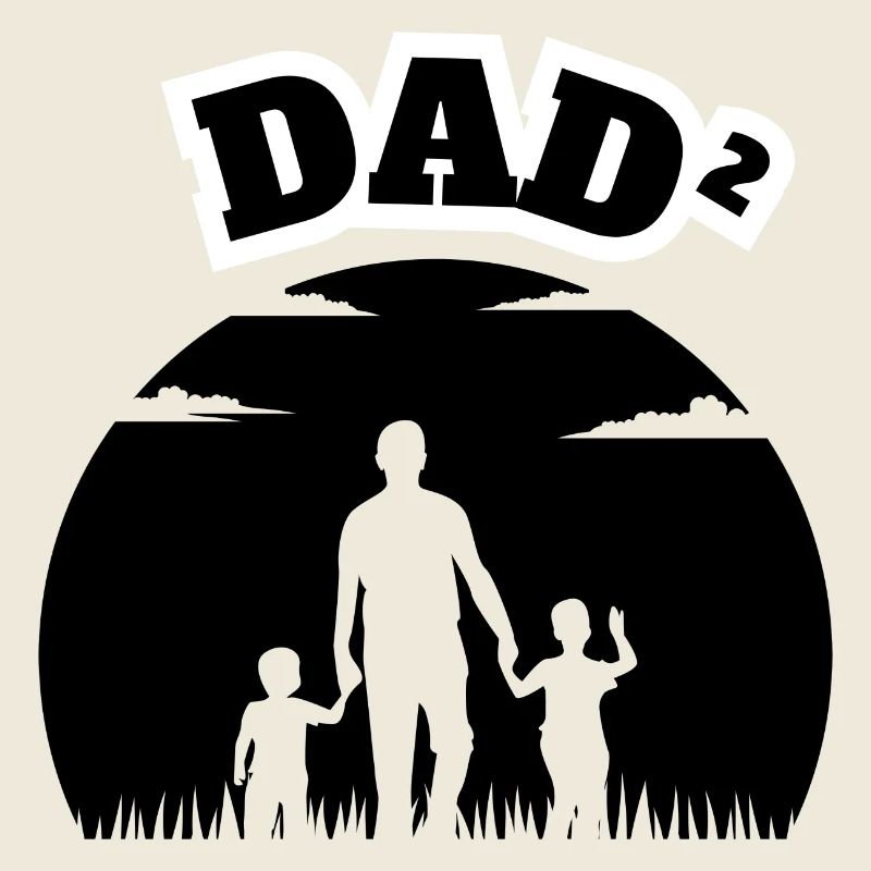 Dad² 2 Sons Black