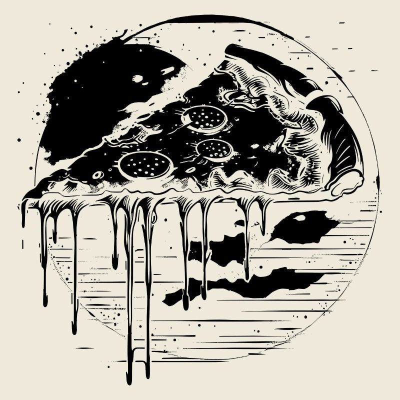 Pizza Zeichnung