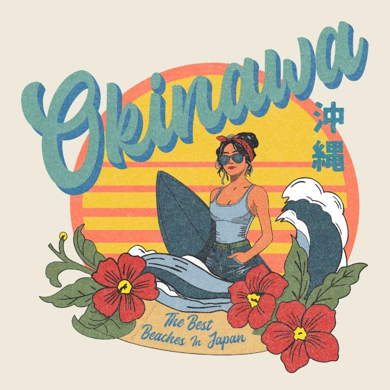 Okinawa Beaches (Halftone Version)