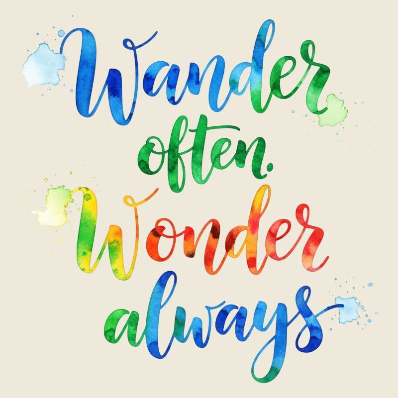 Conception de typographie à l’aquarelle inspirante