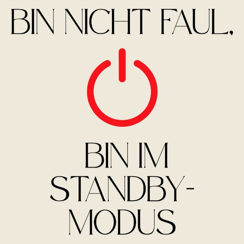 Nicht faul Standby modus Powerbutton 
