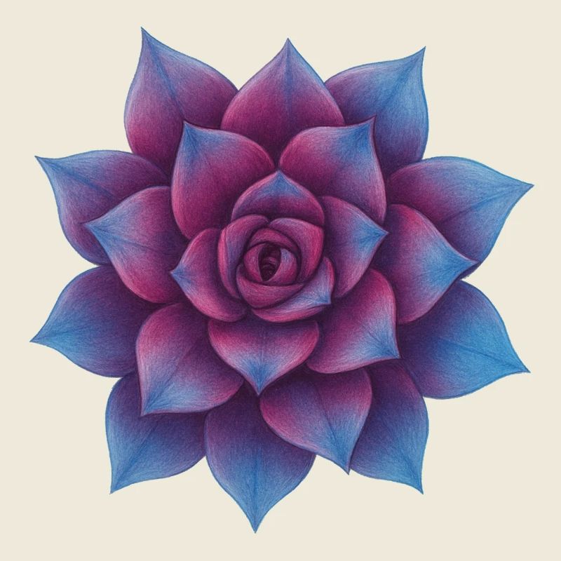 Azure Rosette Blossom