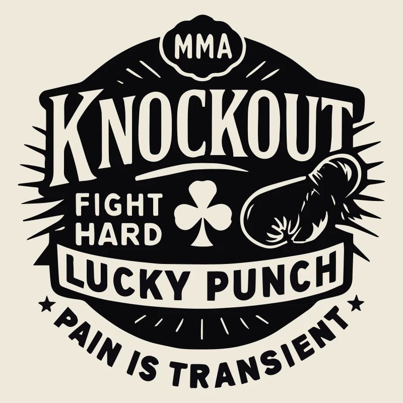 MMA Knockout Lucky Punch Combat de boxe difficile