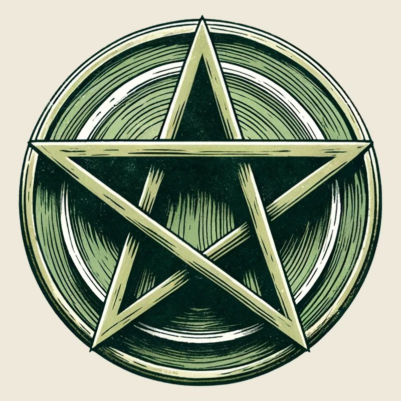 Smaragd-Pentagramm-Wappen
