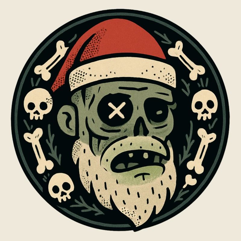 Zombie-Weihnachtsmann