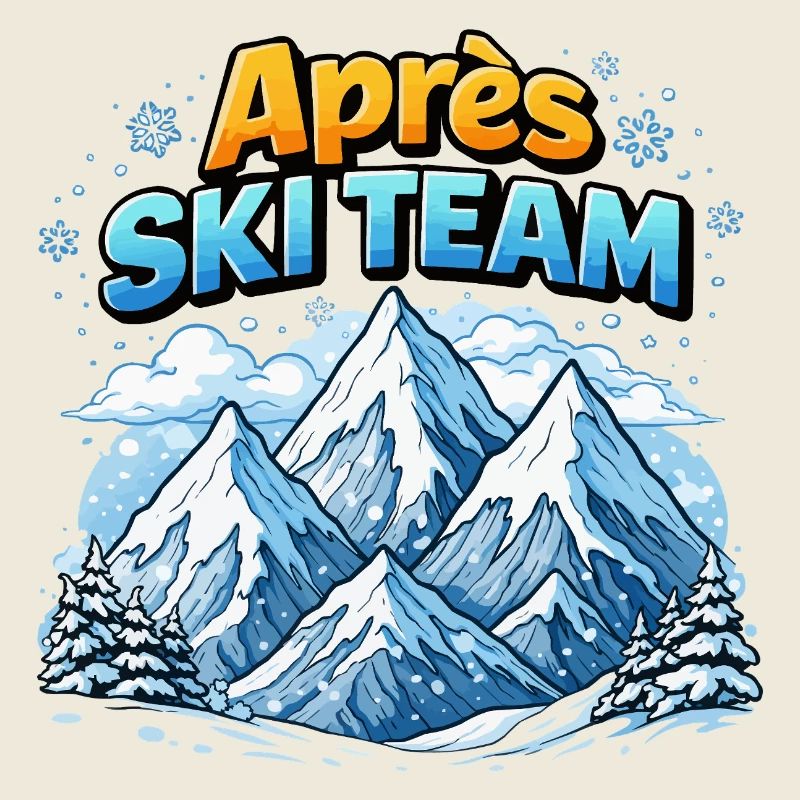 Après Ski Team Berglandschaft