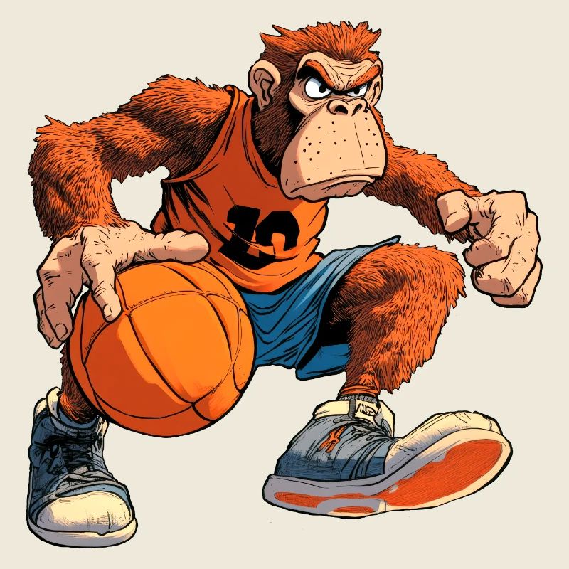 Affen Basketballer / Hooper