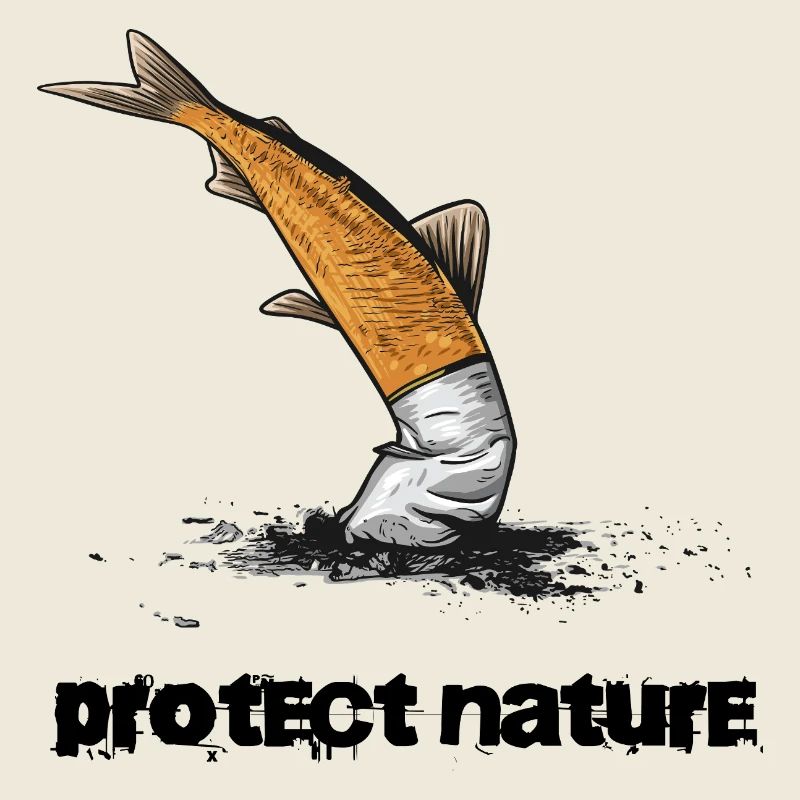 Naturschutz Gewässerschutz Zigarette