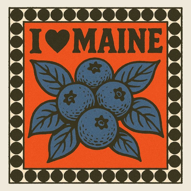 I Love Maine Blueberries
