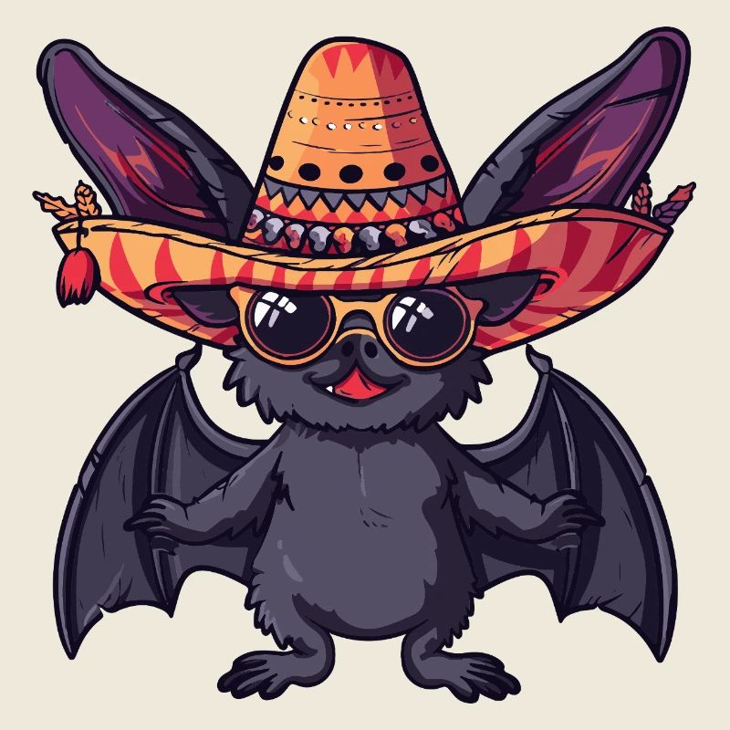 Sombrero Drôle de Chauve-souris