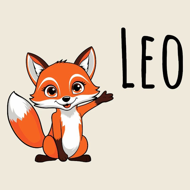 Fox Leo - My Name Is Leo - Cute Forest Animal