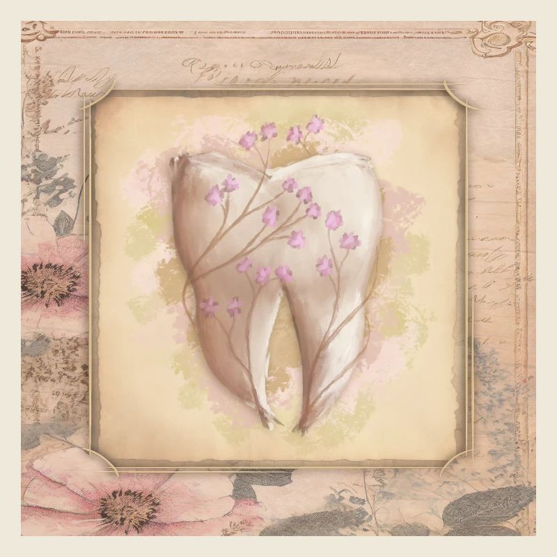 Vintage Art for Dentist & Dental Assistant