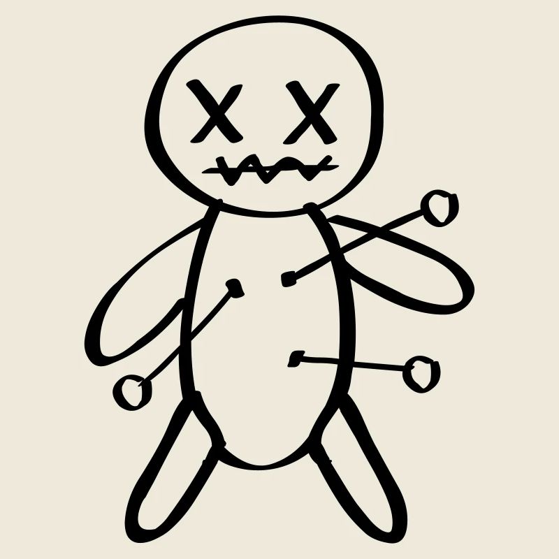 Puppe Voodoo Nadel Schmerz