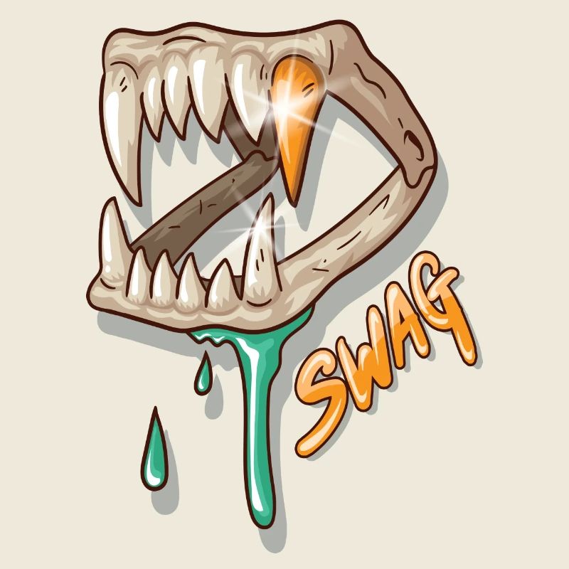 denture swag avec dent en or