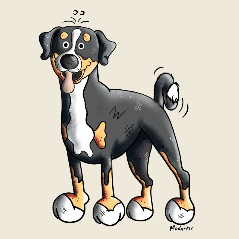 Cute Appenzeller Sennenhund